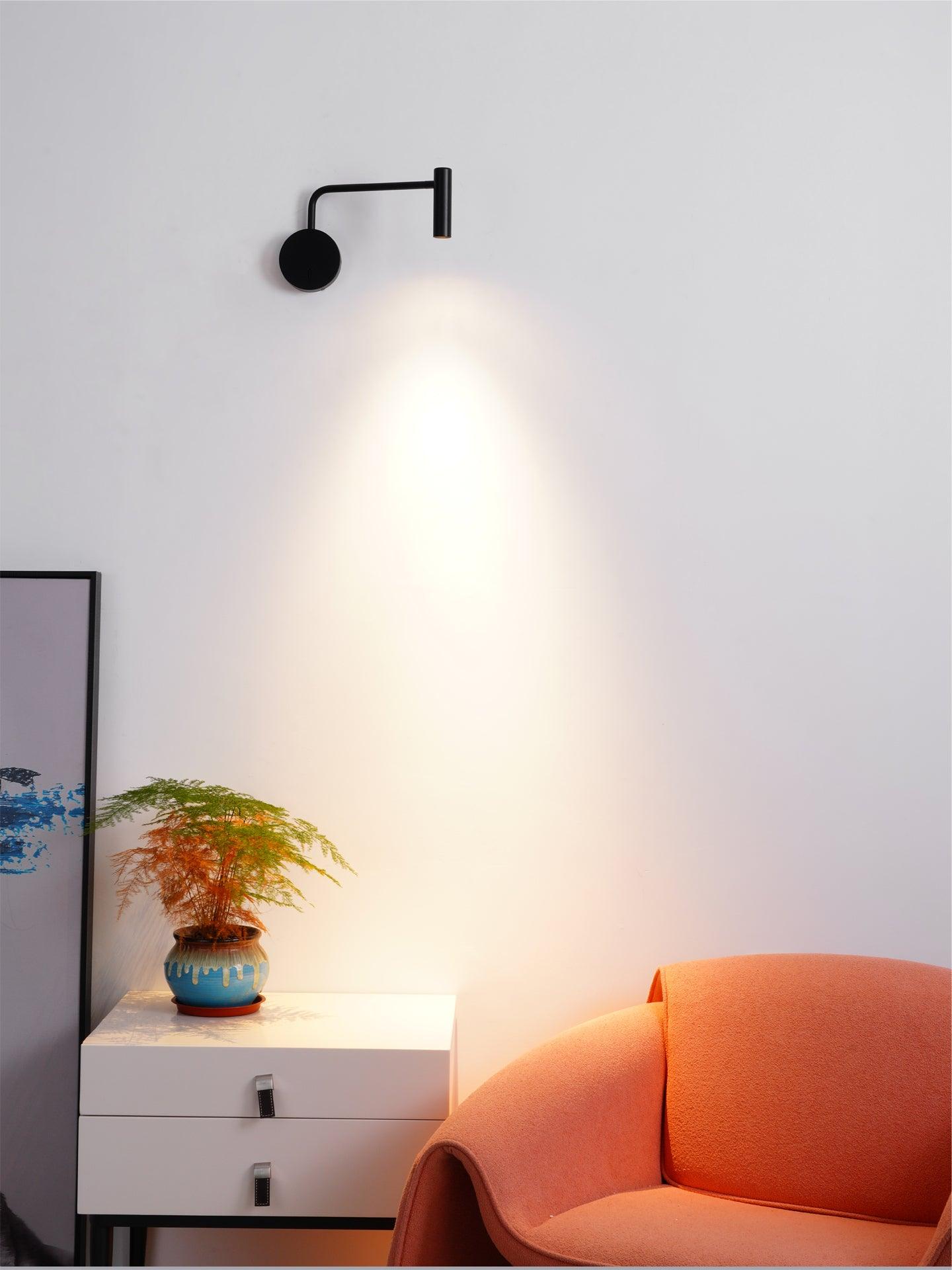 Clean-Lined Disc LED Wall Light, Hardwired Wall Sconce, detail 20