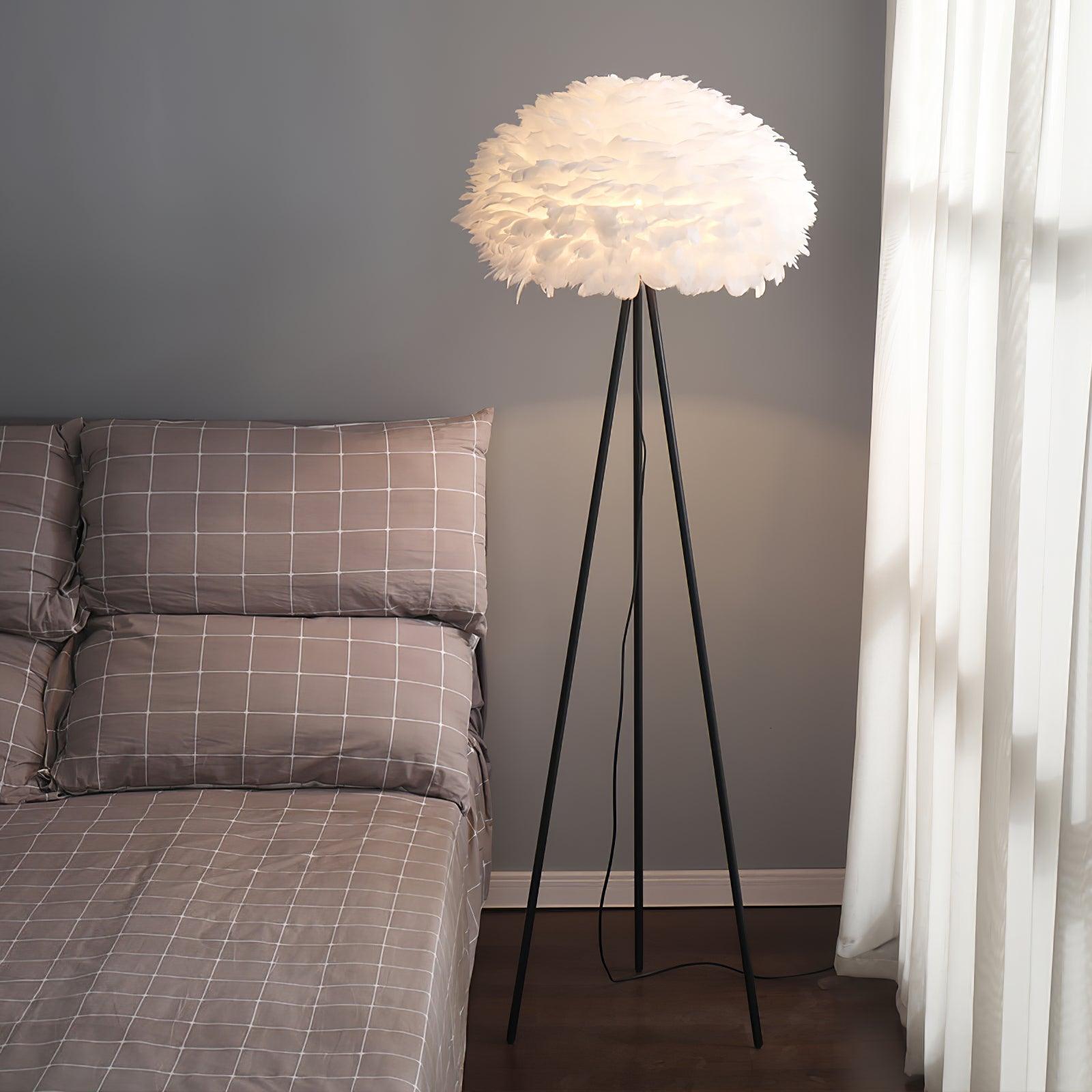 Eos Feather Floor Light, Floor Lamp, detail 2