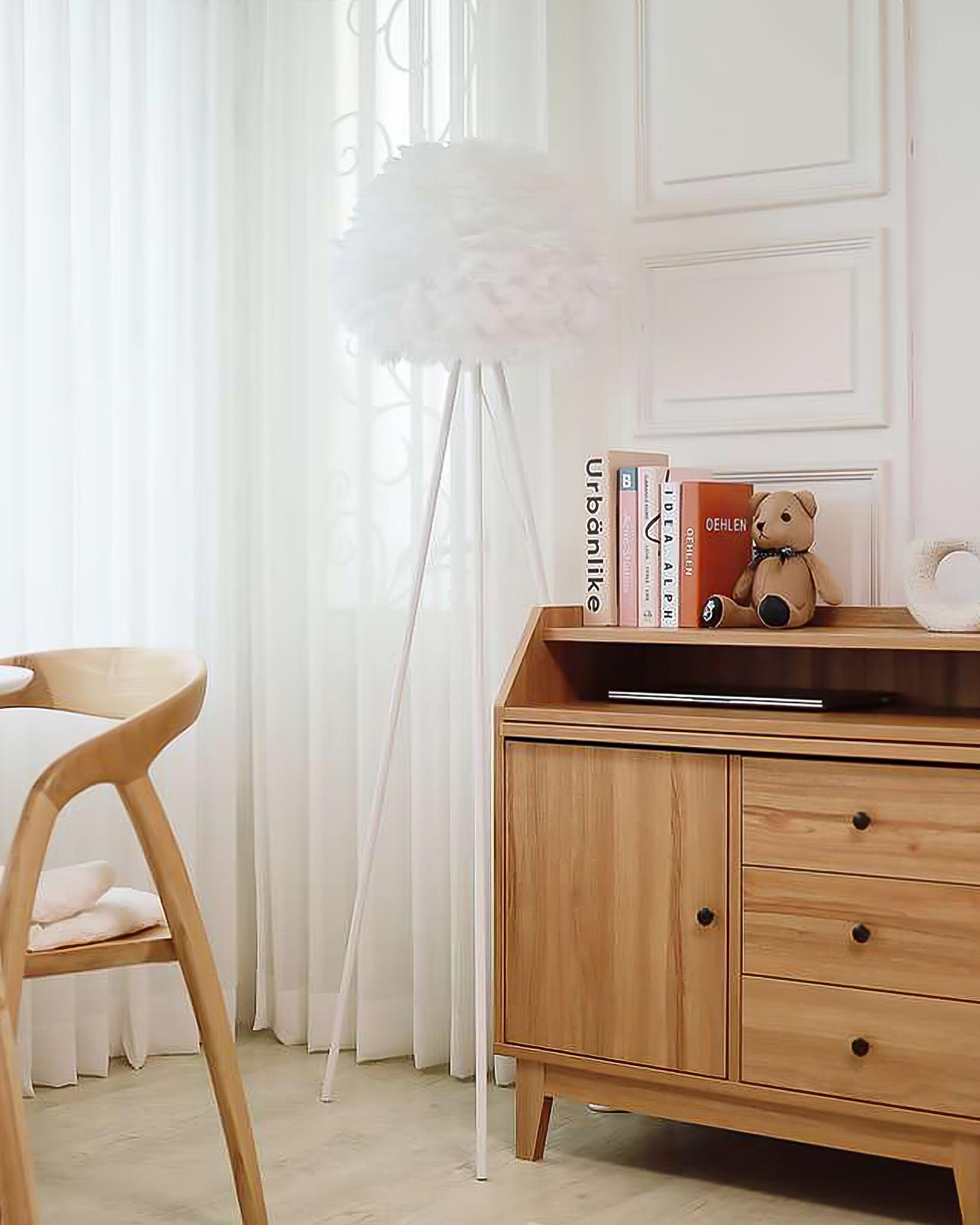 Eos Feather Floor Light, Floor Lamp, detail 4