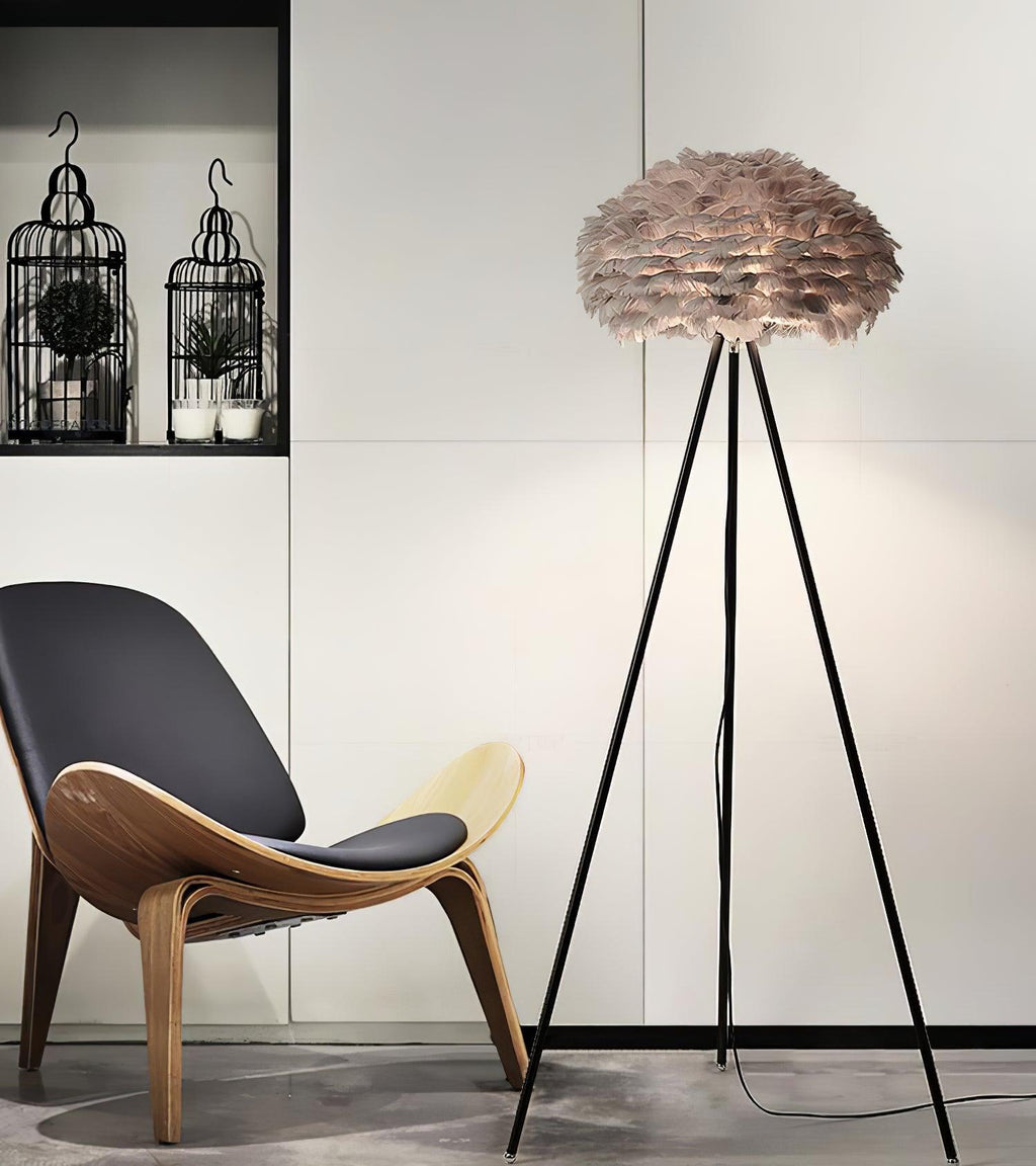 Eos Feather Floor Light, Floor Lamp, detail 7