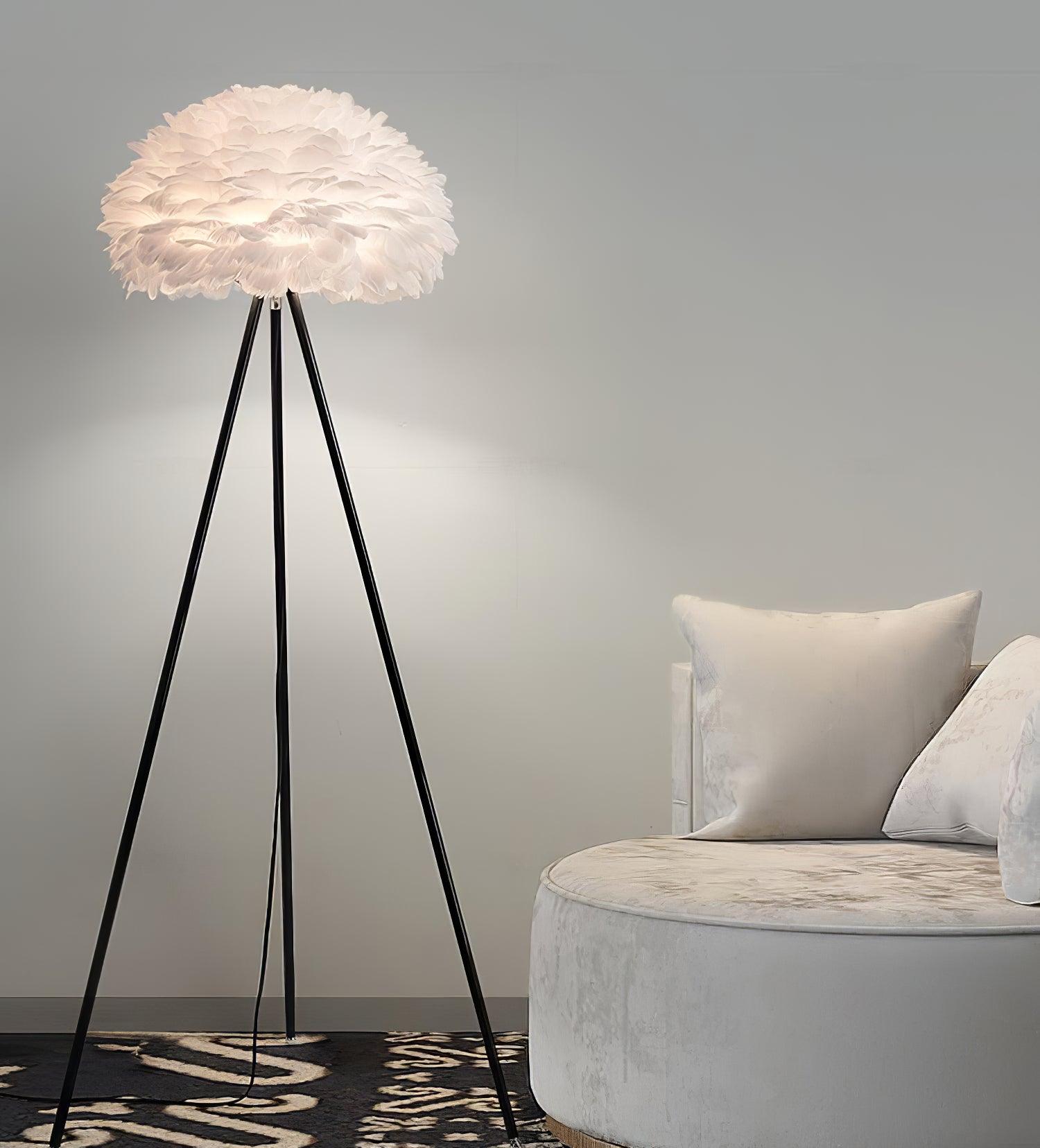 Eos Feather Floor Light, Floor Lamp, detail 8
