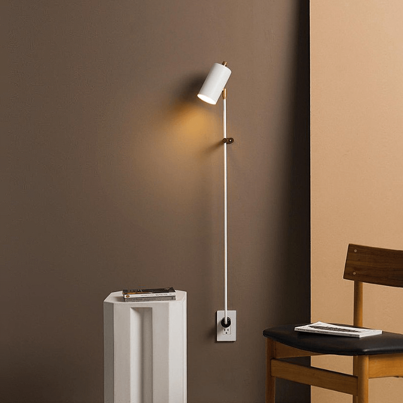 Equinox Wall Light, Hardwired Wall Sconce, detail 3
