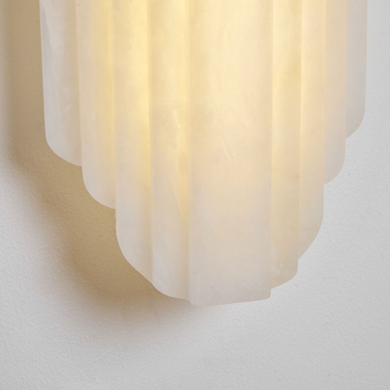 Estelle Alabaster Wall Light, Hardwired Wall Sconce, detail 36