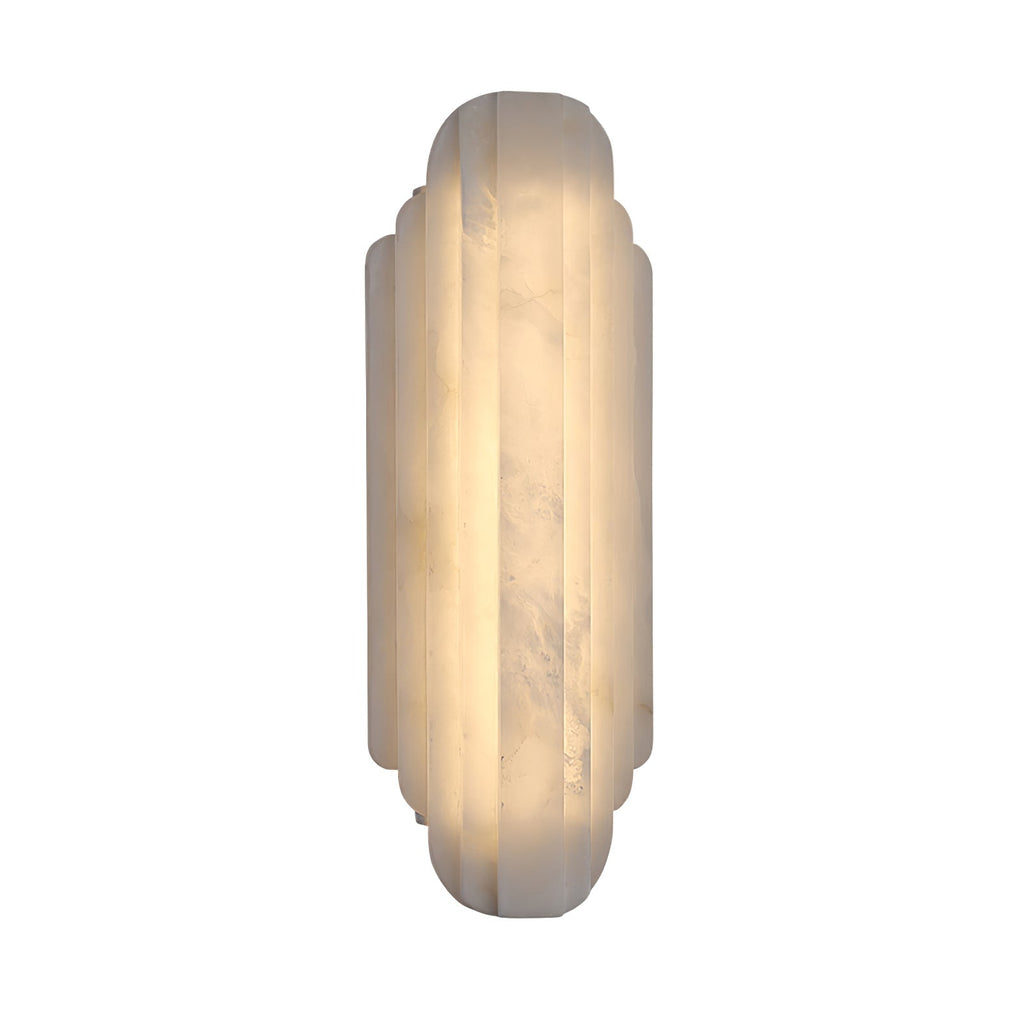 Estelle Alabaster Wall Light, Hardwired Wall Sconce, detail 24