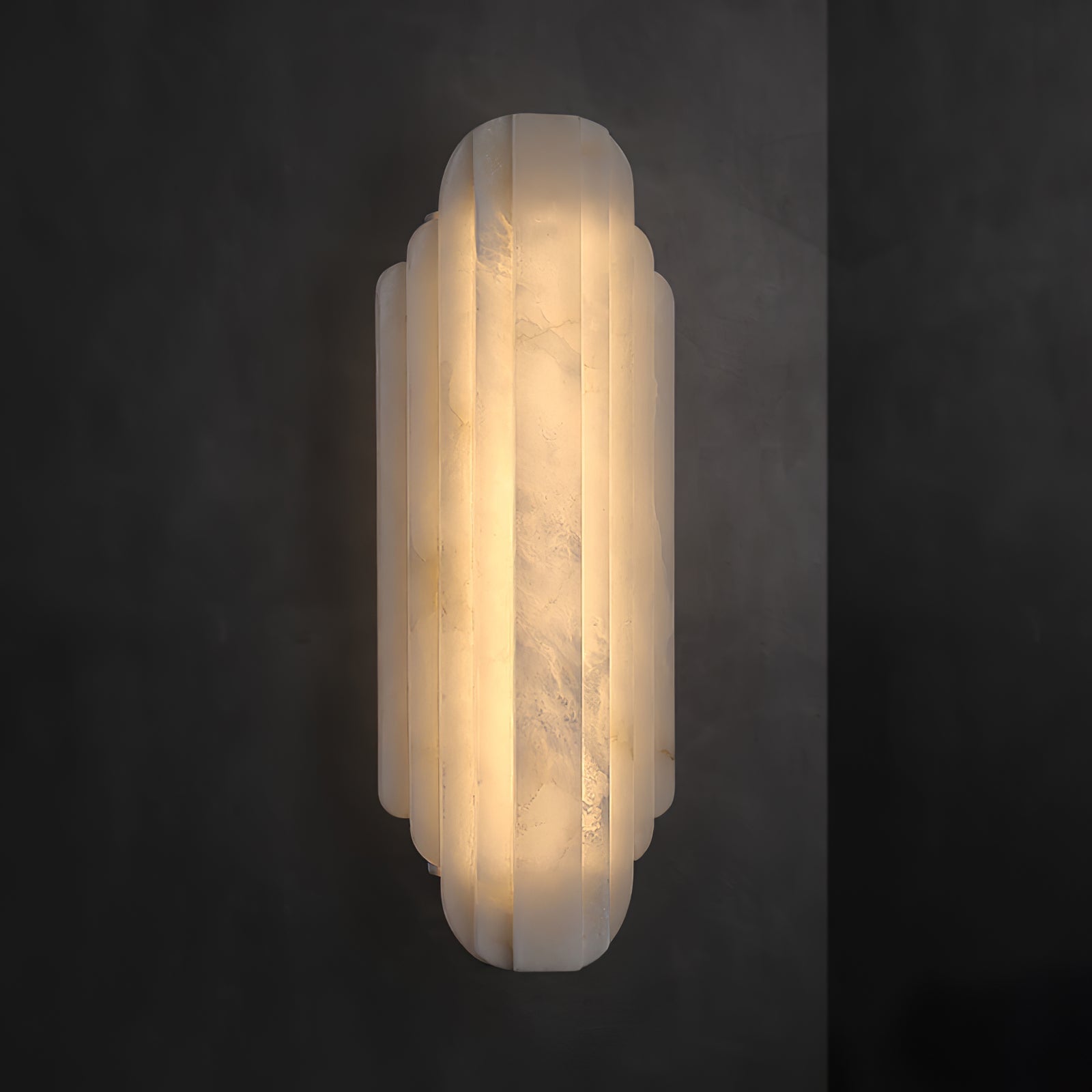 Estelle Alabaster Wall Light, Hardwired Wall Sconce, detail 26