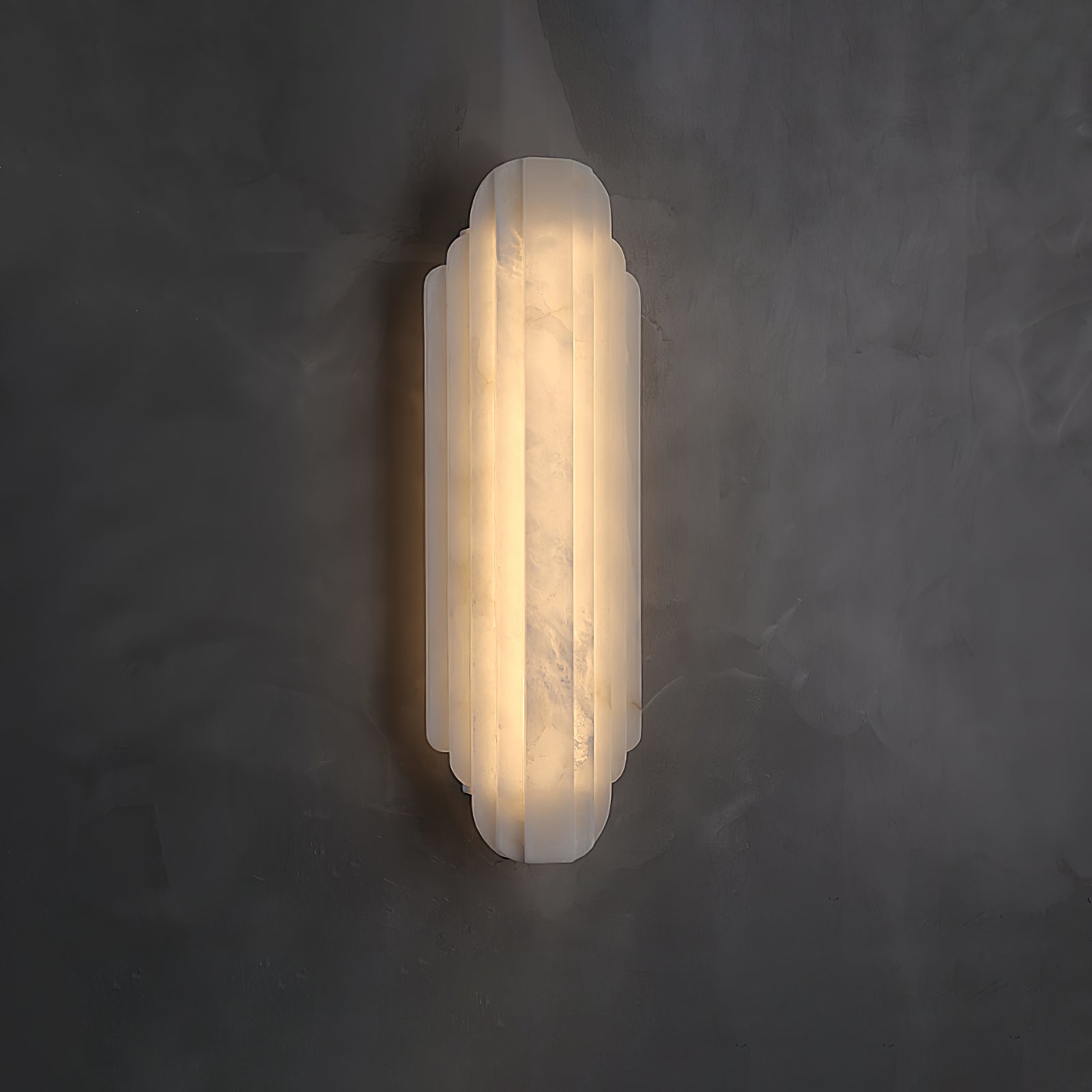 Estelle Alabaster Wall Light, Hardwired Wall Sconce, detail 27
