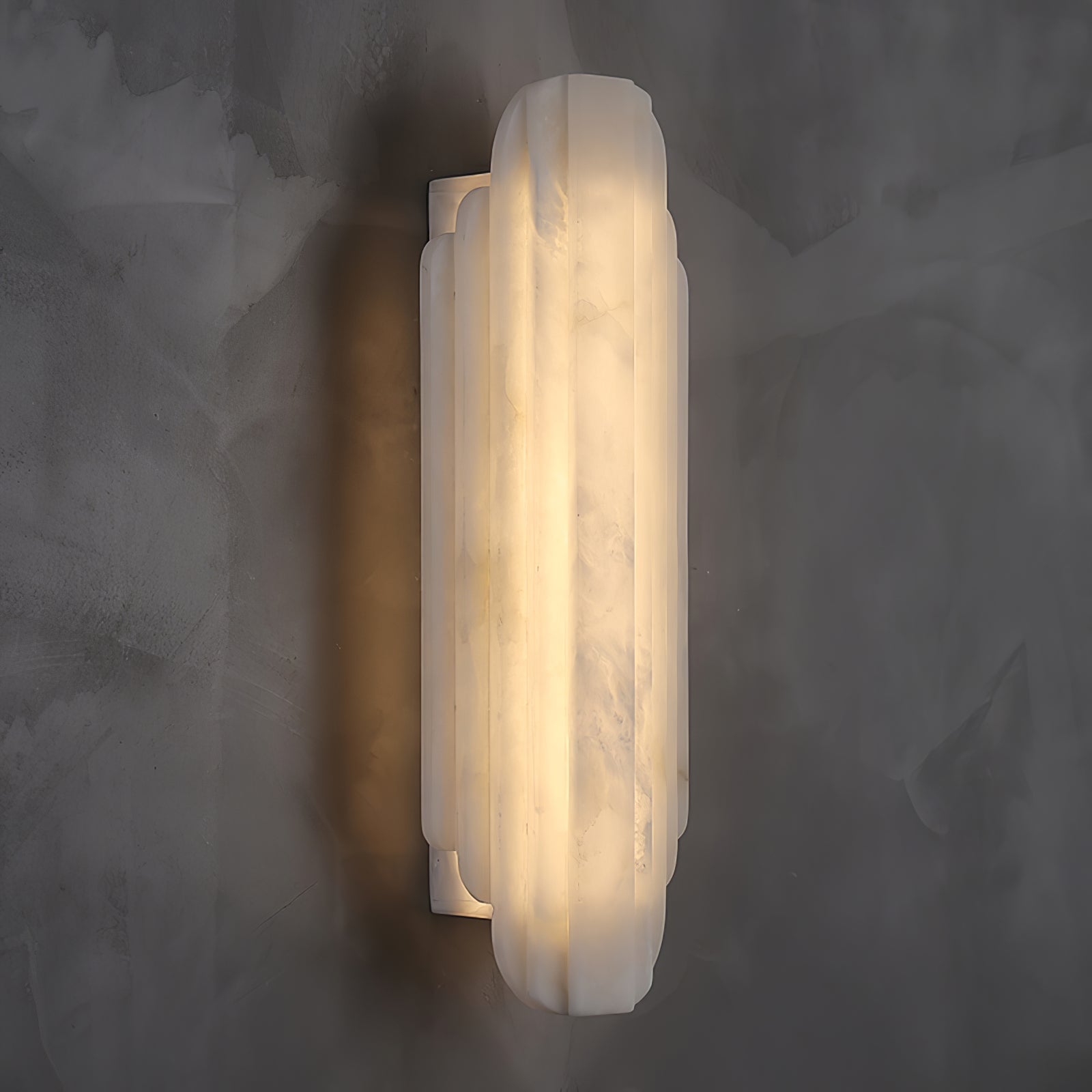 Estelle Alabaster Wall Light, Hardwired Wall Sconce, detail 28