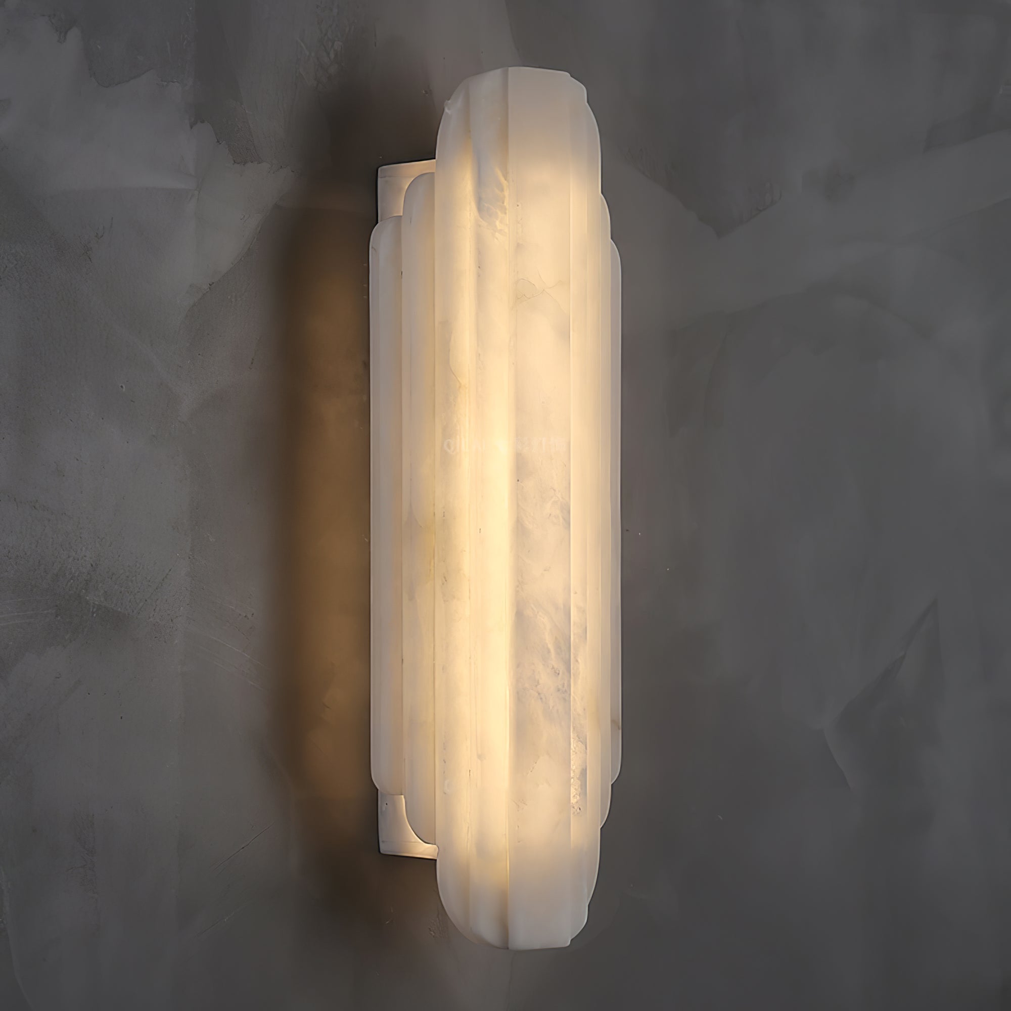 Estelle Alabaster Wall Light, Hardwired Wall Sconce, detail 21