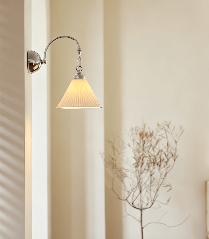 Ethereal Petal Wall Light, Hardwired Wall Sconce, detail 6