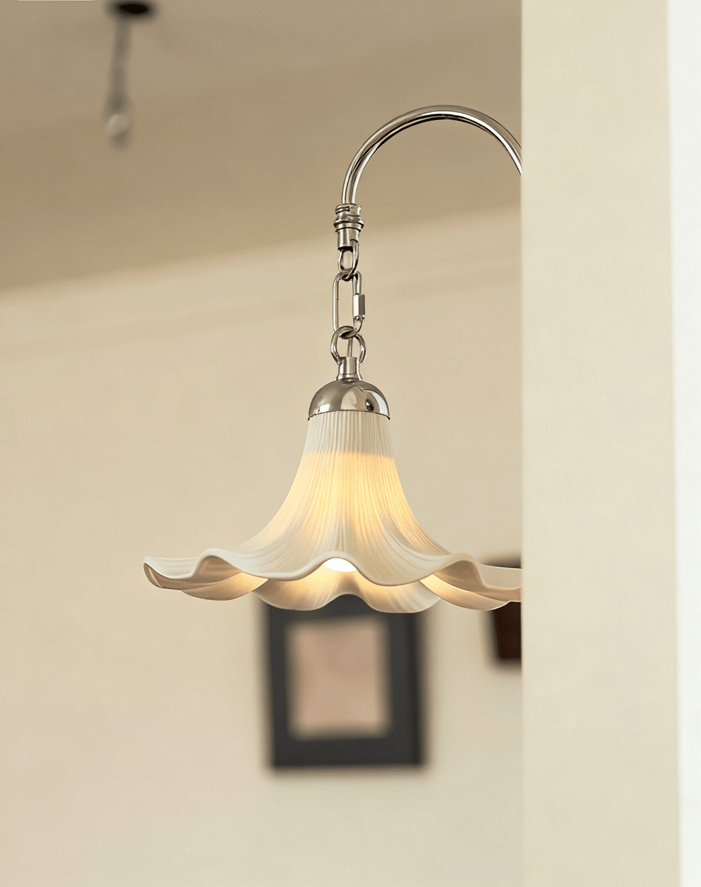 Ethereal Petal Wall Light, Hardwired Wall Sconce, detail 12
