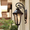 Waterproof Creative Die-Cast Aluminum European Style Exterior Wall Fixtures, Outdoor Wall Light, 8.7"x7.3"x17.1"