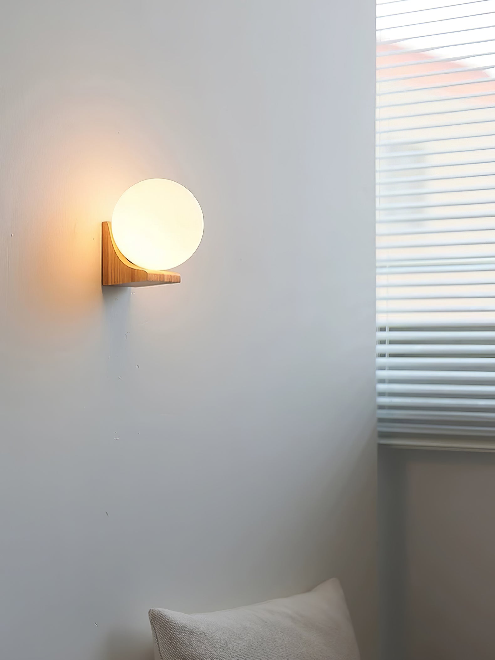 Evelyn Orb Wall Light, Hardwired Wall Sconce, detail 8