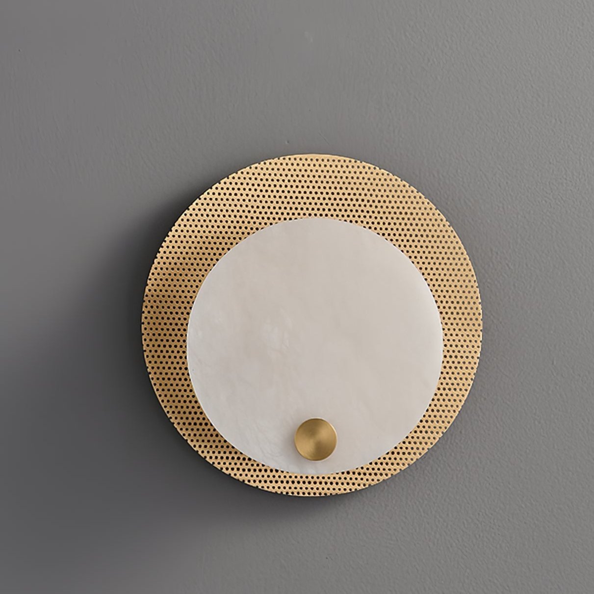 Evelyn Alabaster Wall-mounted Lamp Wall Light, Hardwired Wall Sconce, detail 7