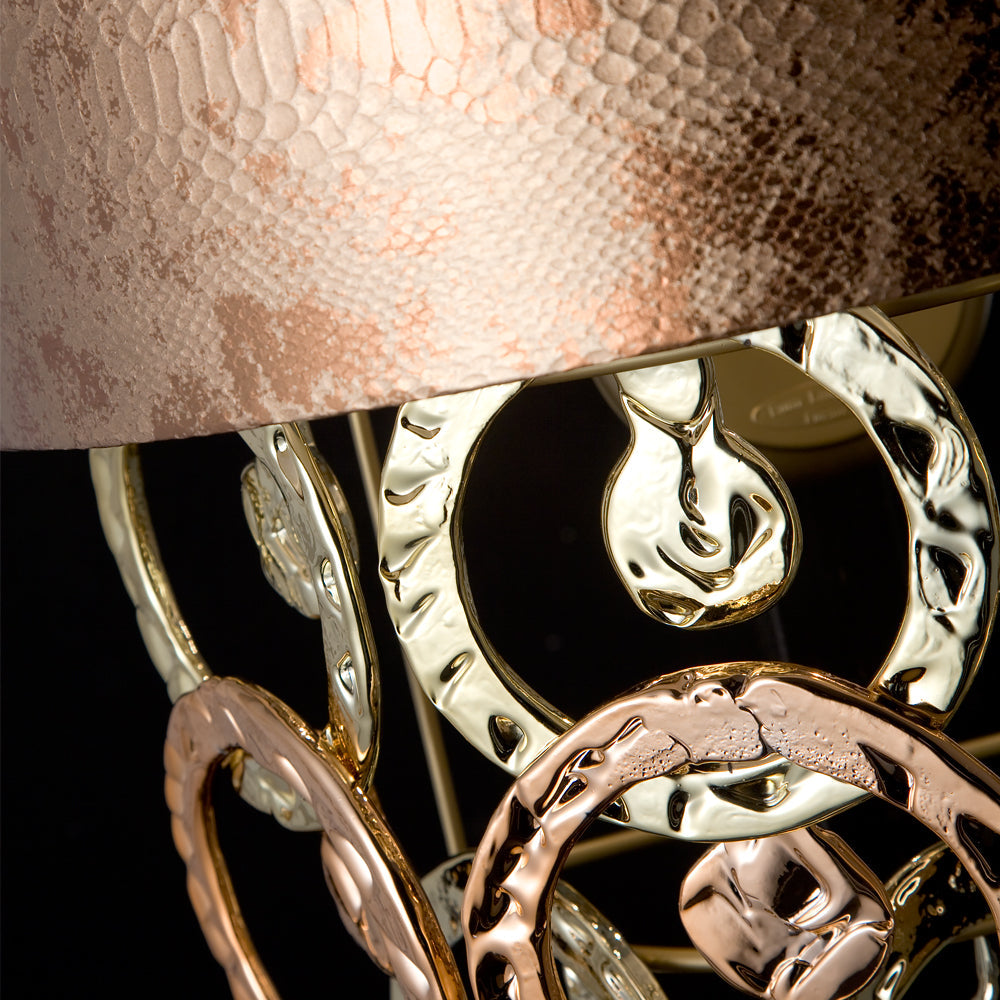 Premium Copper Print Wall Light, Bedroom Wall Sconce, detail 2