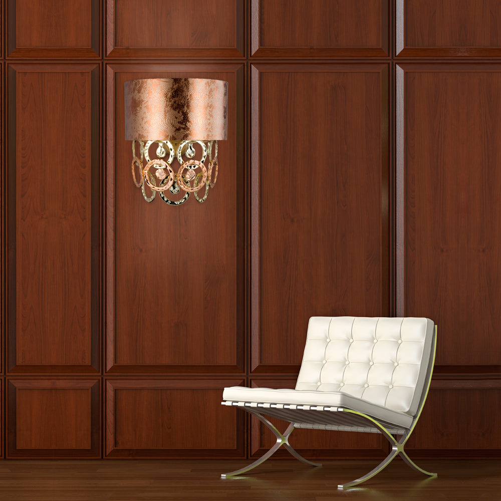Premium Copper Print Wall Light, Bedroom Wall Sconce, detail 3