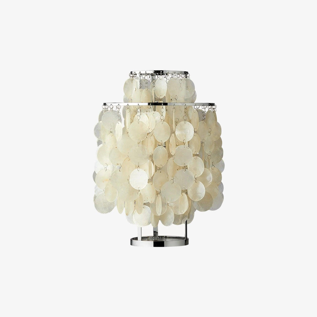 Circular Shell Table Light, Bedside Table Lamp, detail 25