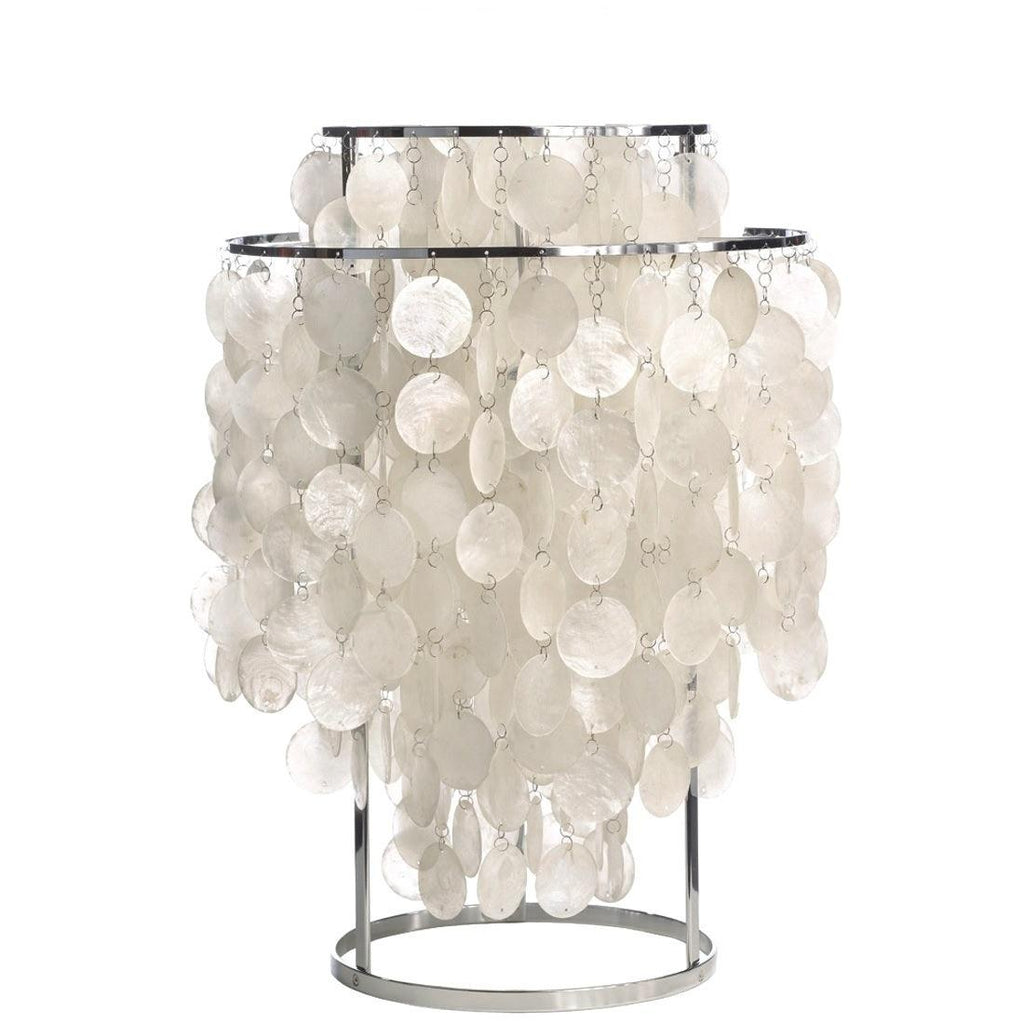 Circular Shell Table Light, Bedside Table Lamp, detail 28