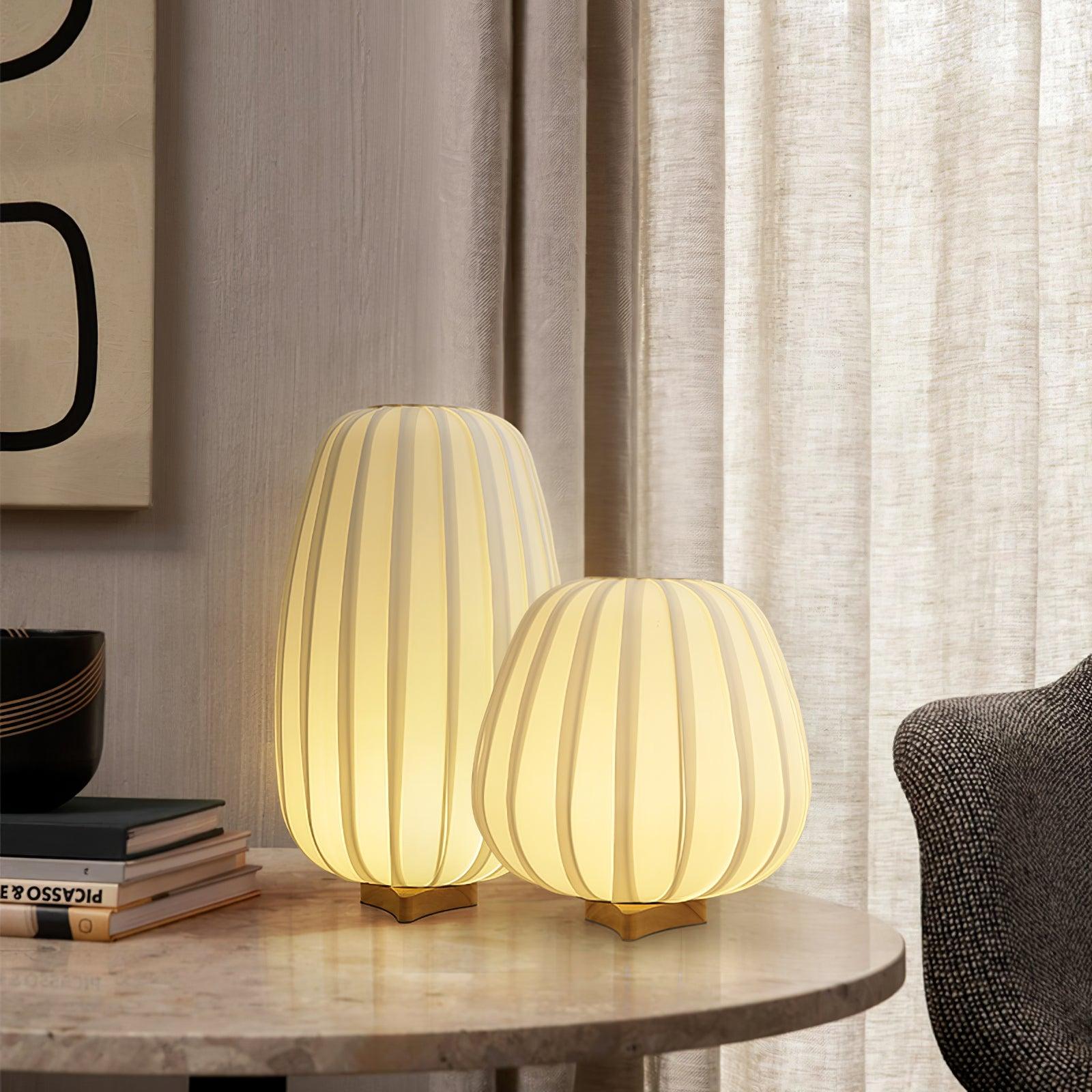 Fabric Clean-Lined Table Light, Bedside Table Lamp, detail 4