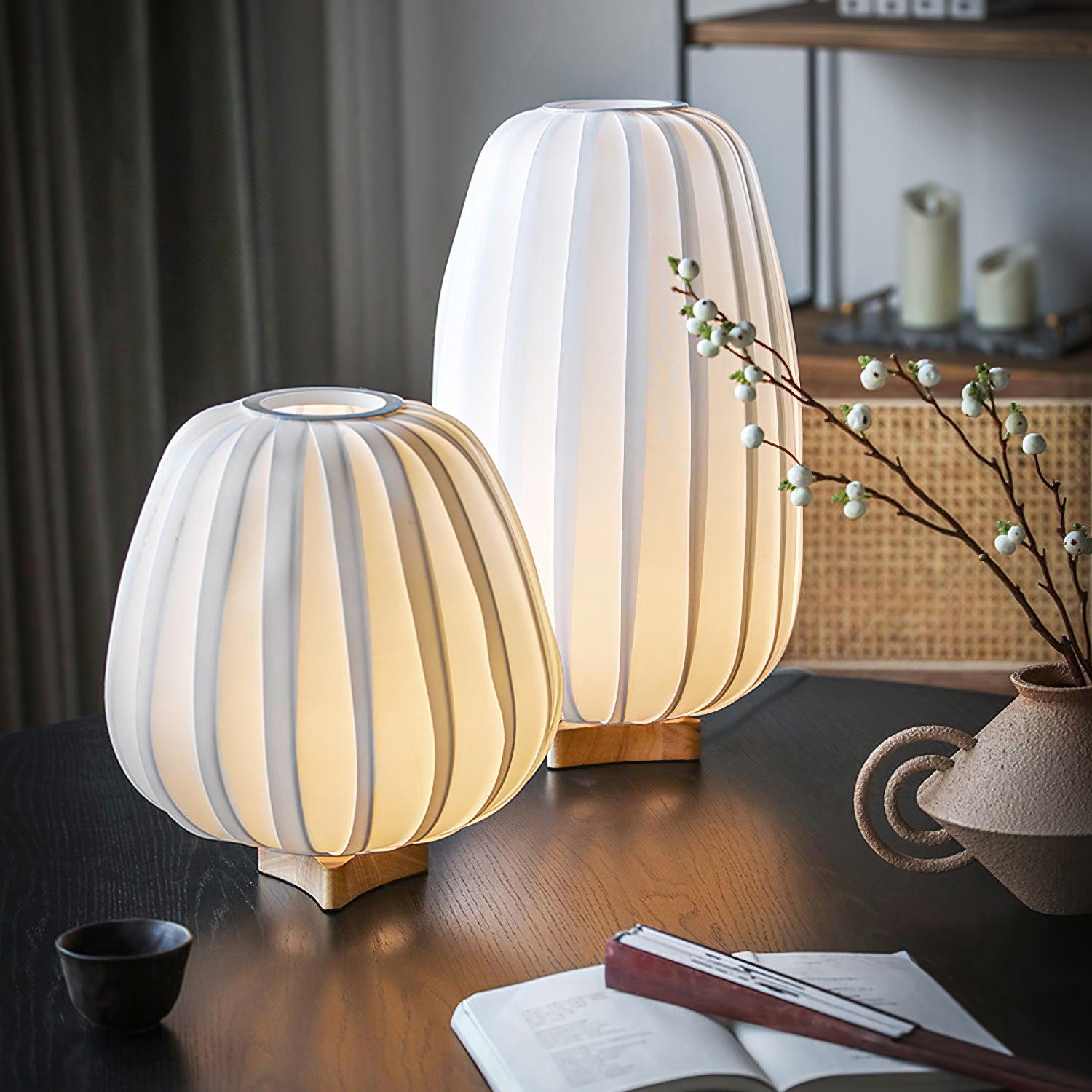 Fabric Clean-Lined Table Light, Bedside Table Lamp, detail 8