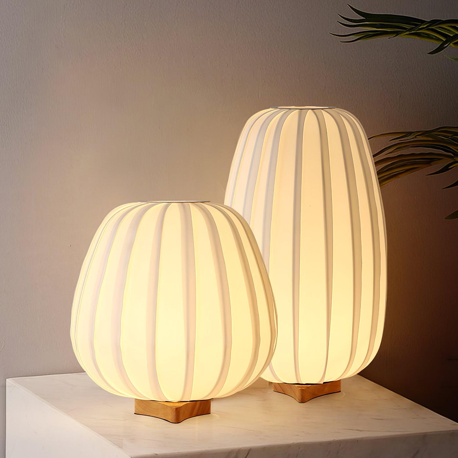 Fabric Clean-Lined Table Light, Bedside Table Lamp, detail 3