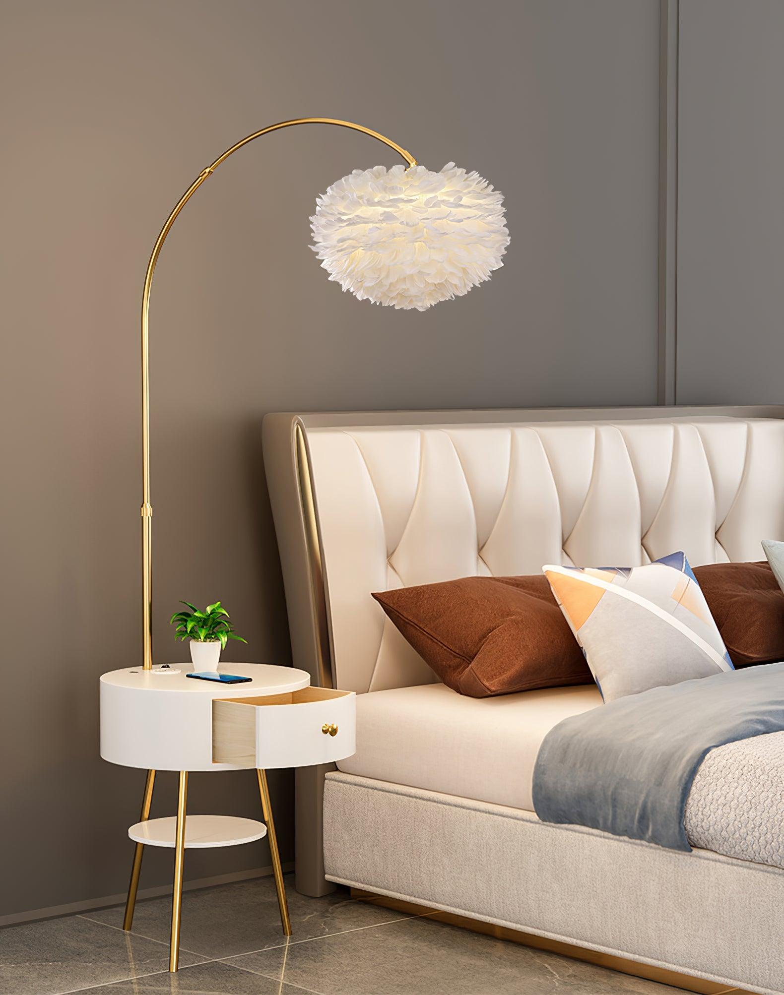 Feather Drawer Floor Light, Floor Lamp, detail 2