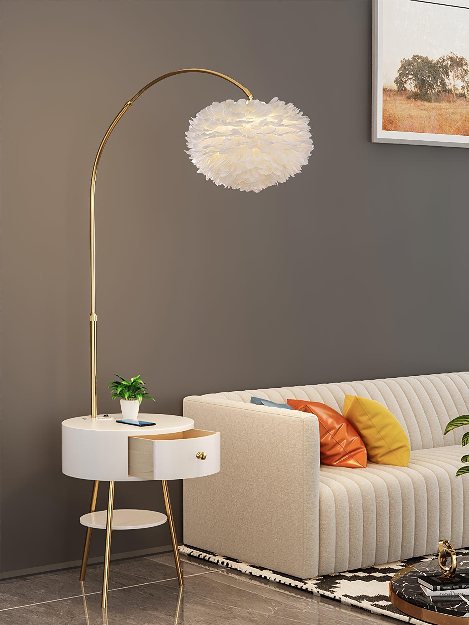 Feather Drawer Floor Light, Floor Lamp, detail 4