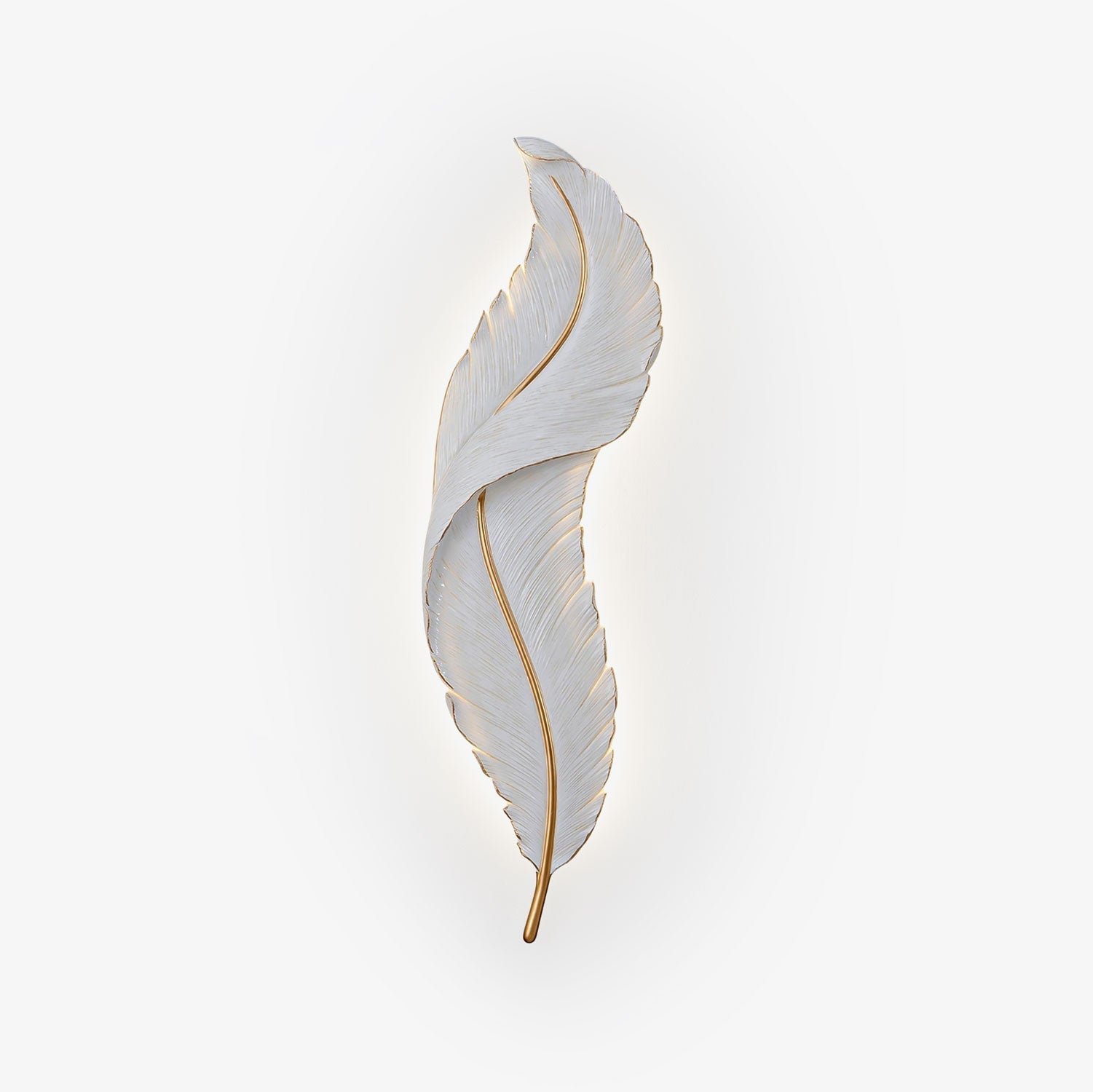 Feather Wall Light, Hardwired Wall Sconce, detail 2