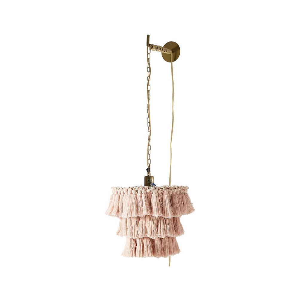 Fela Tassel Wall Light, Hardwired Wall Sconce, detail 26