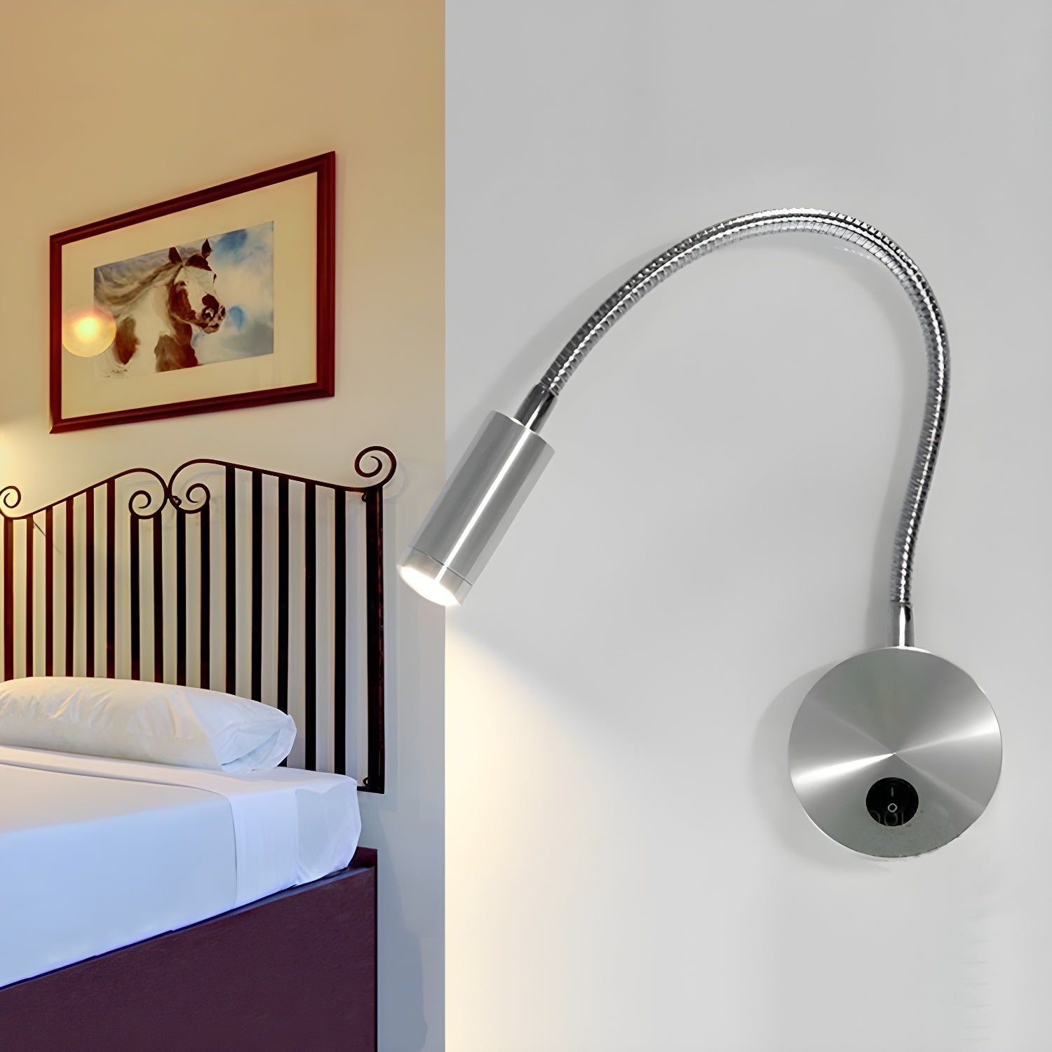 Felix Flex Reading Wall Light, Hardwired Wall Sconce, detail 2