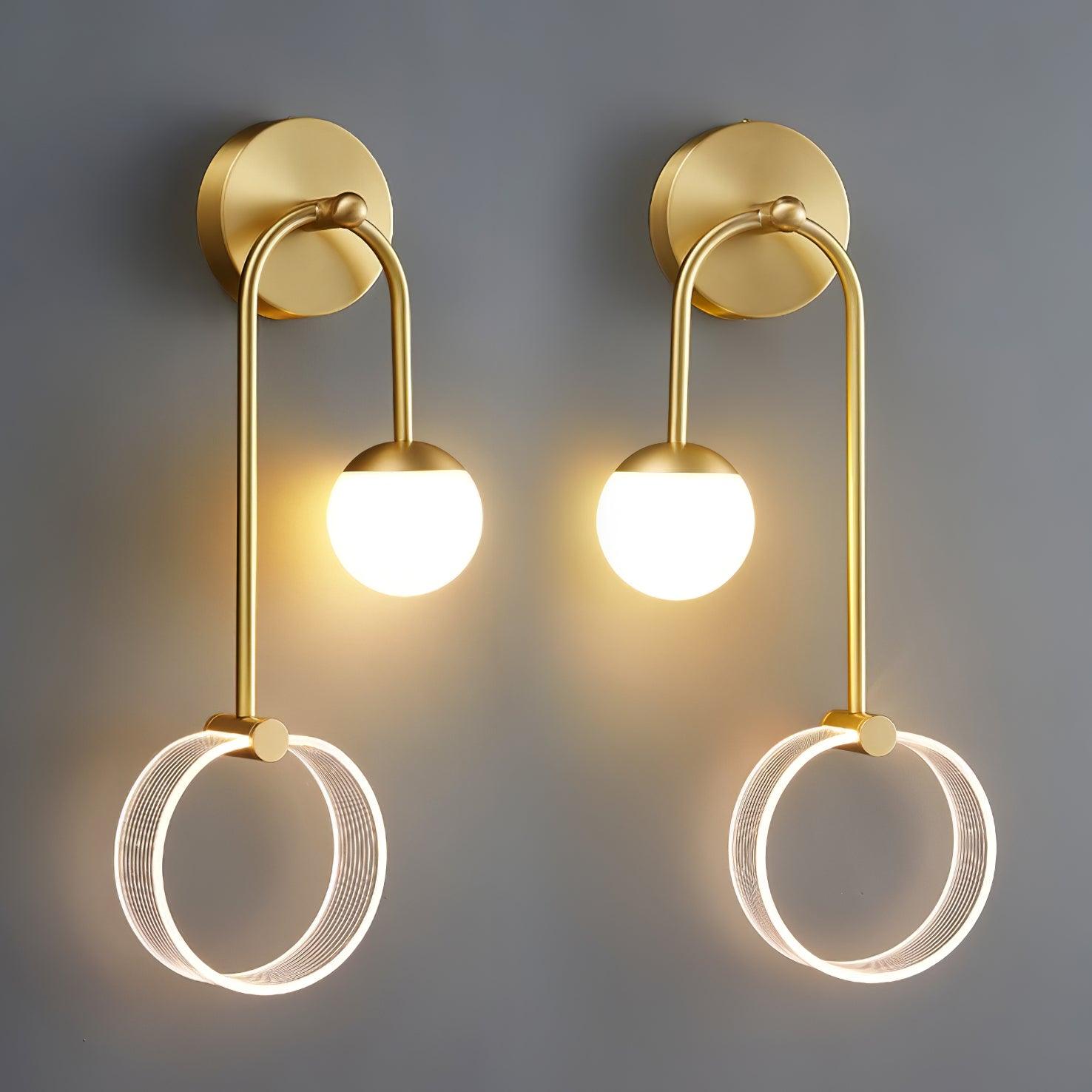Ferra LED Wall Light, Bedroom Wall Sconce, detail 11