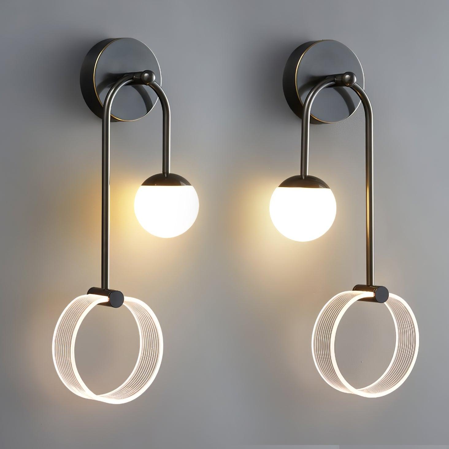 Ferra LED Wall Light, Bedroom Wall Sconce, detail 12