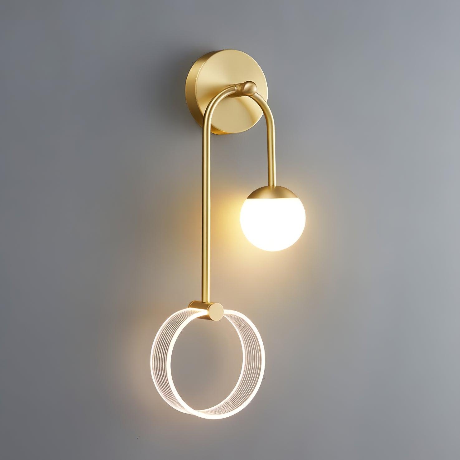 Ferra LED Wall Light, Bedroom Wall Sconce, detail 9