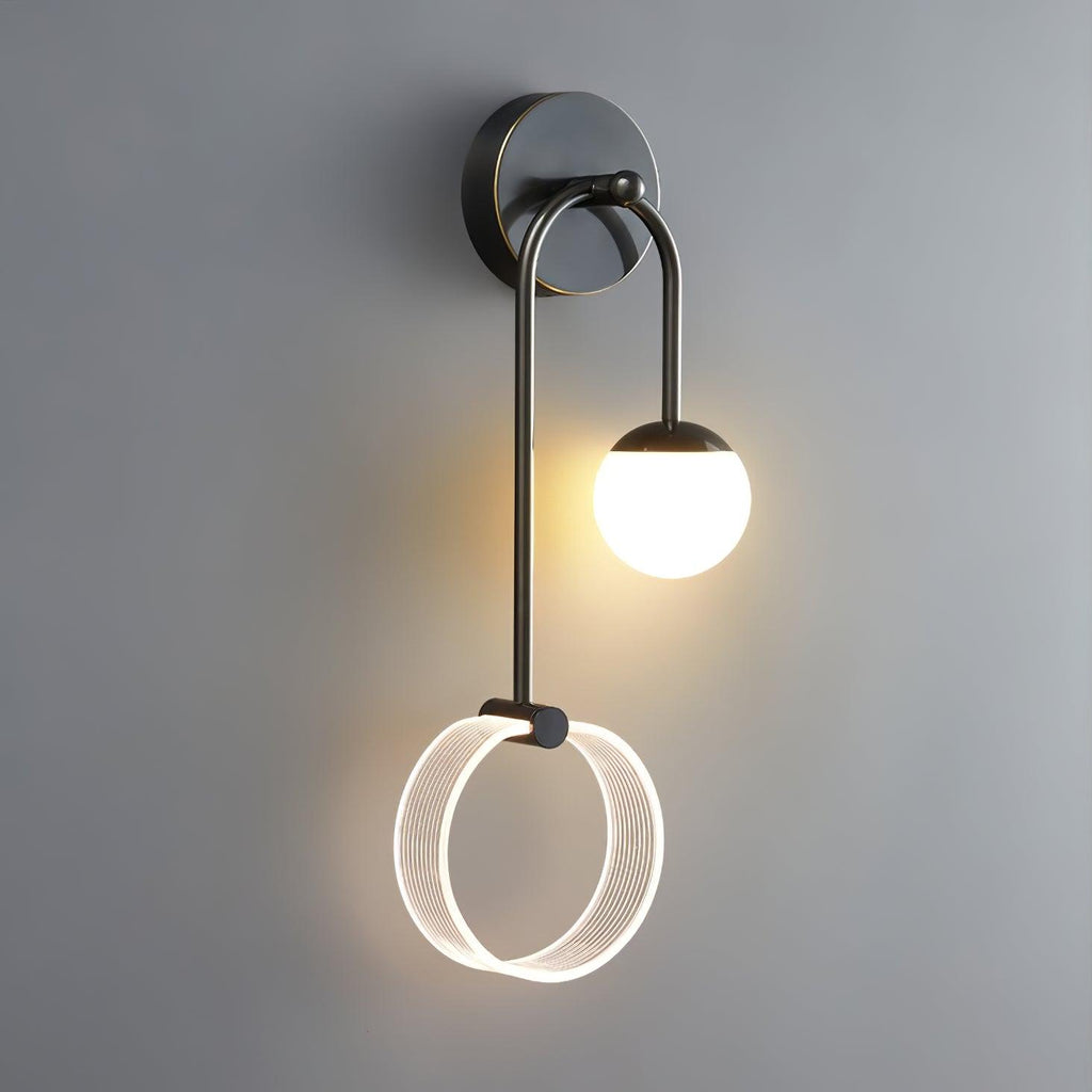 Ferra LED Wall Light, Bedroom Wall Sconce, detail 10