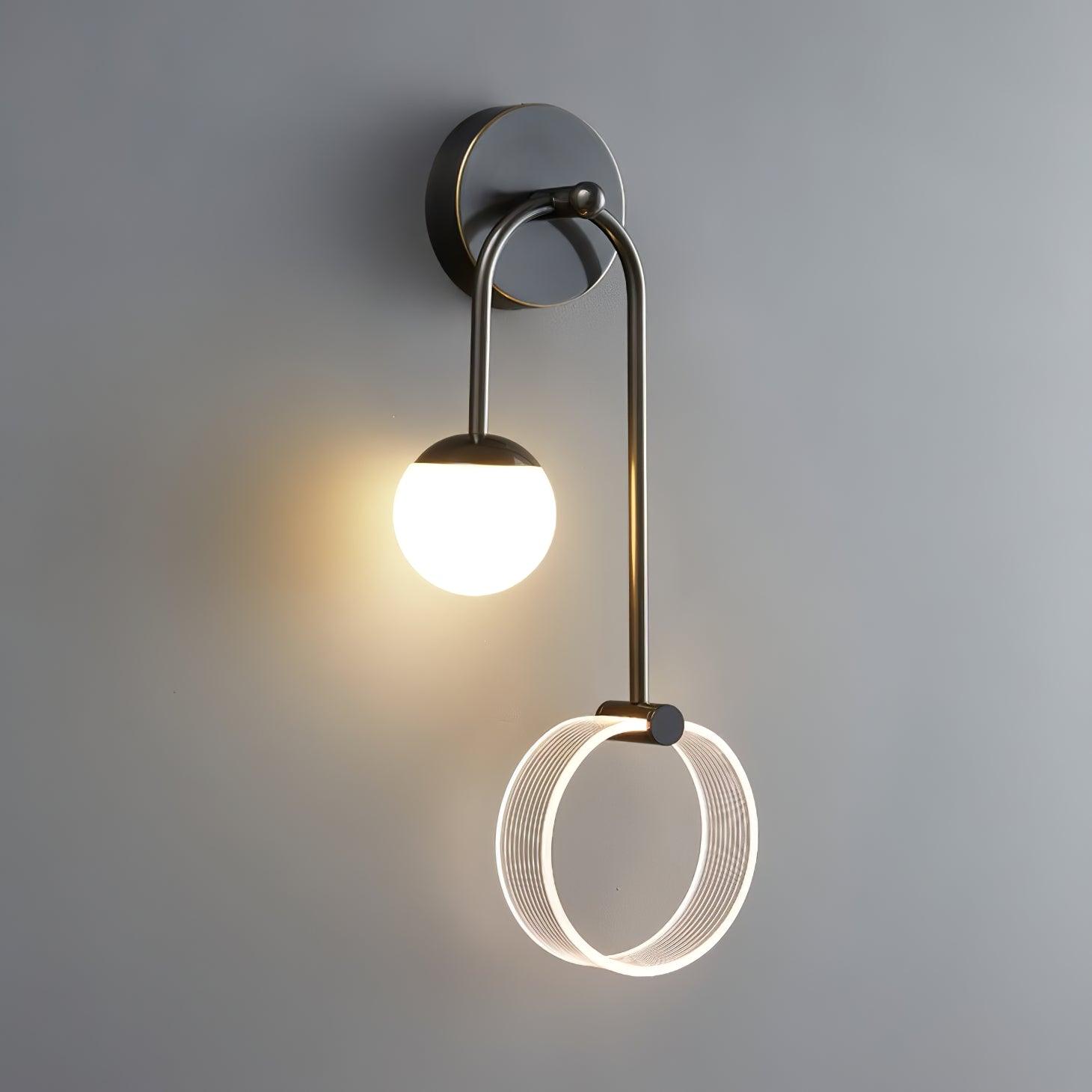 Ferra LED Wall Light, Bedroom Wall Sconce, detail 8