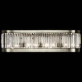 Crystal Enchantment 26 Inch 4 Light Bath Vanity Fixture, Bathroom Vanity Light, Height: 7.0 Inches