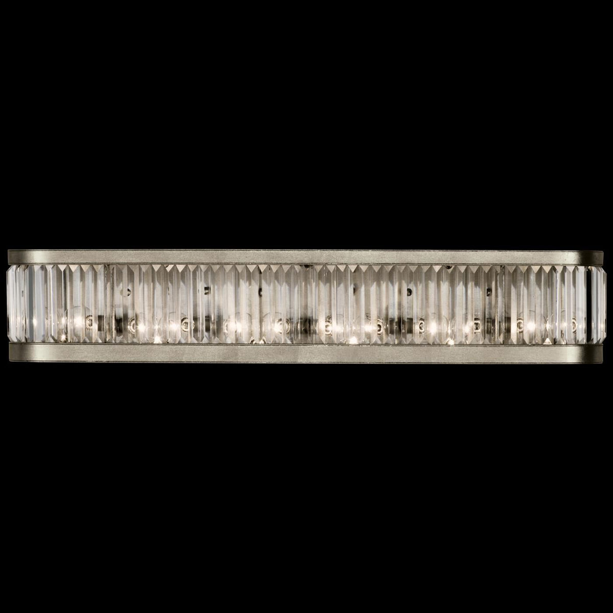 Crystal Enchantment 38 Inch 6 Light Bath Vanity Fixture, Bathroom Vanity Light, detail 2