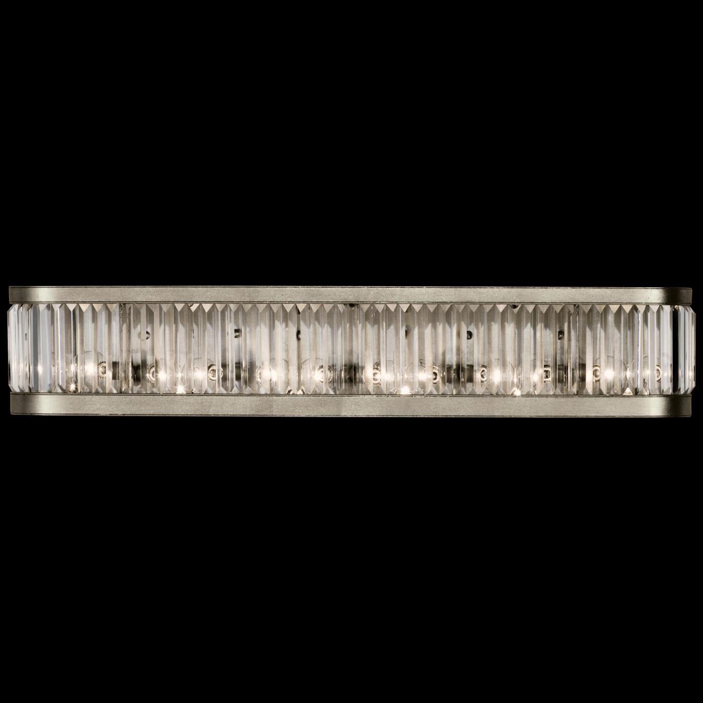 Crystal Enchantment 38 Inch 6 Light Bath Vanity Fixture, Bathroom Vanity Light, detail 2