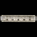 Crystal Enchantment 38 Inch 6 Light Bath Vanity Fixture, Bathroom Vanity Light, Height: 7.0 Inches