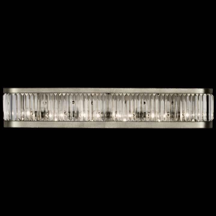 Crystal Enchantment 38 Inch 6 Light Bath Vanity Fixture, Bathroom Vanity Light, Height: 7.0 Inches