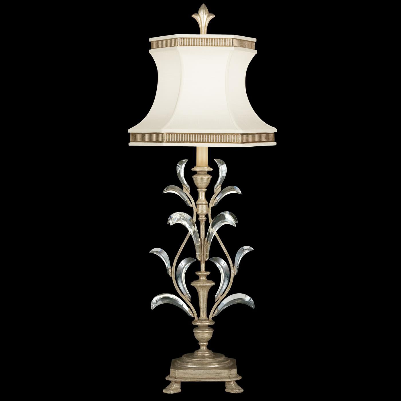 Beveled Arcs 41 Inch Table Light - Height: 41.0 Inches, Bedside Table Lamp