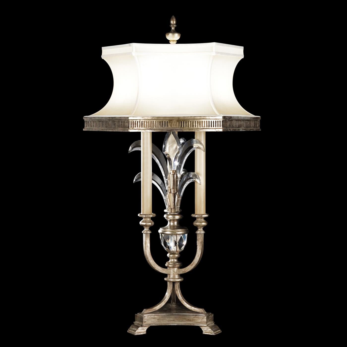 Beveled Arcs 37 Inch Table Light - Height: 37.0 Inches, Bedside Table Lamp