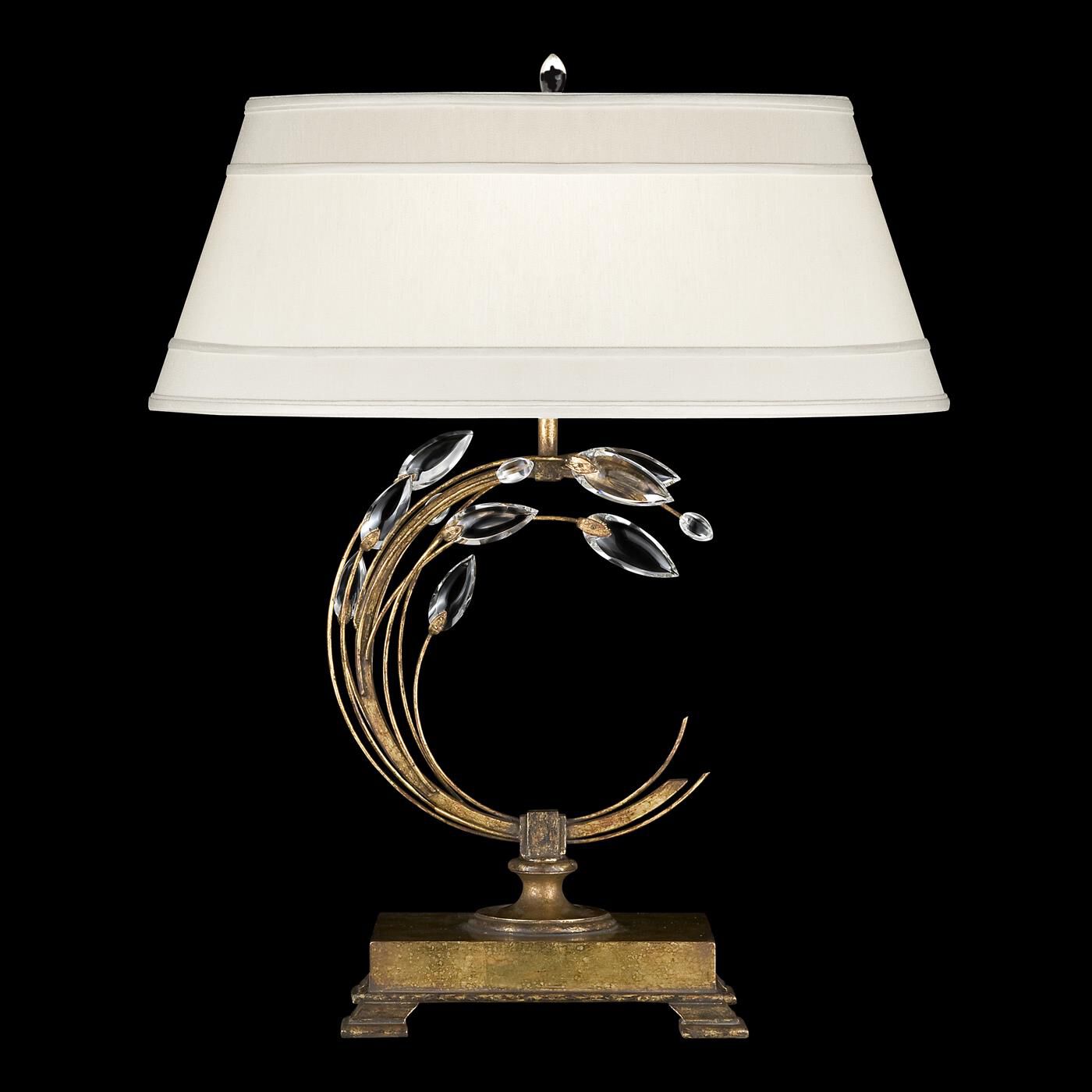 Crystal Laurel 31 Inch Table Light - Bedrooms, Bedside Table Lamp, Height: 31.0 Inches