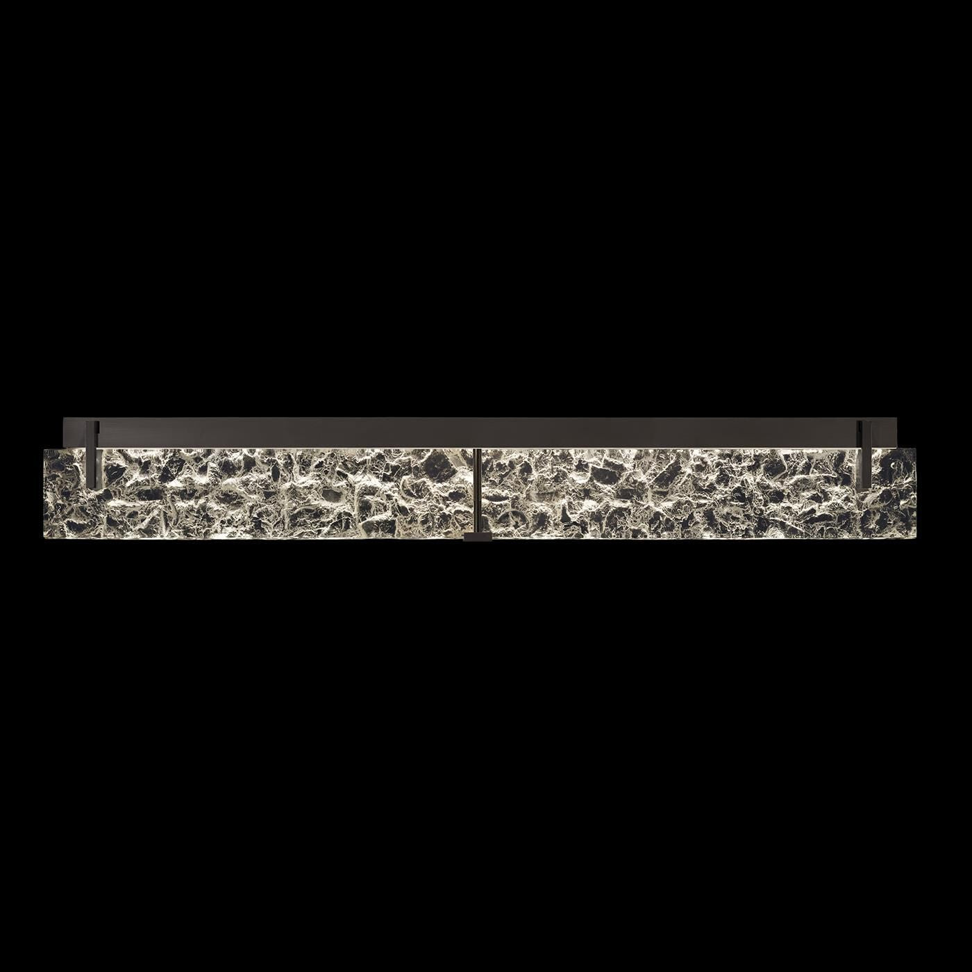 Terra 48 Inch 7 Light Led Bath Vanity Fixture, Bathroom Vanity Light, Height: 6.9 Inches