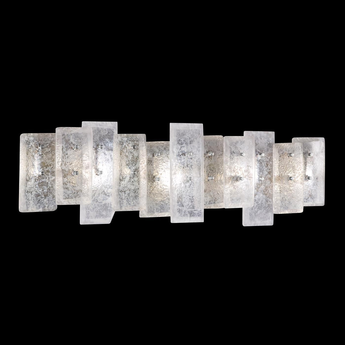 Erinn Valencich Lunea 26 Inch 4 Light Bath Vanity Fixture vanity light in metal, acrylic, crystal | Tianguang Select