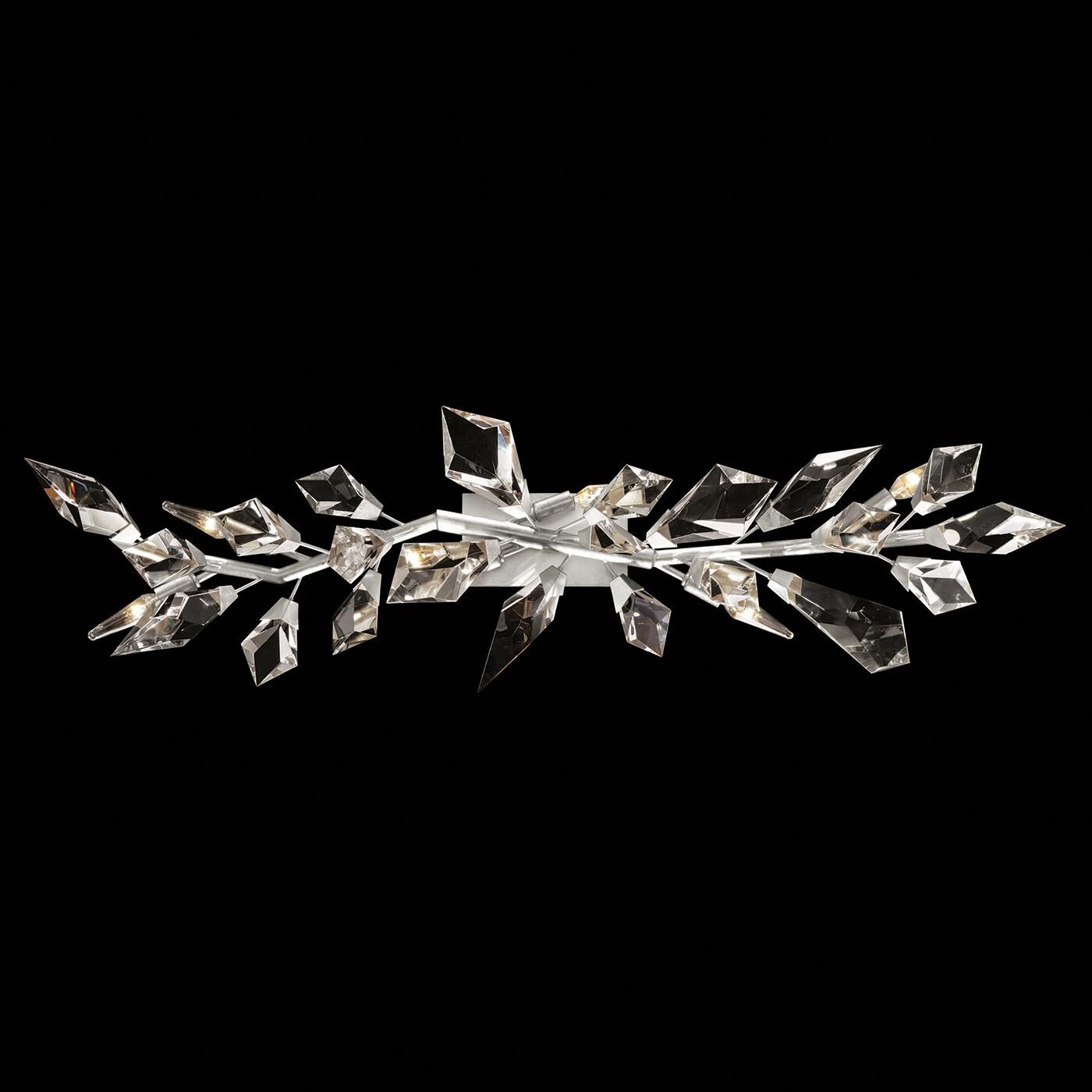 Foret 48 Inch 6 Light Led Bath Vanity Fixture, Bathroom Vanity Light, Height: 14.5 Inches