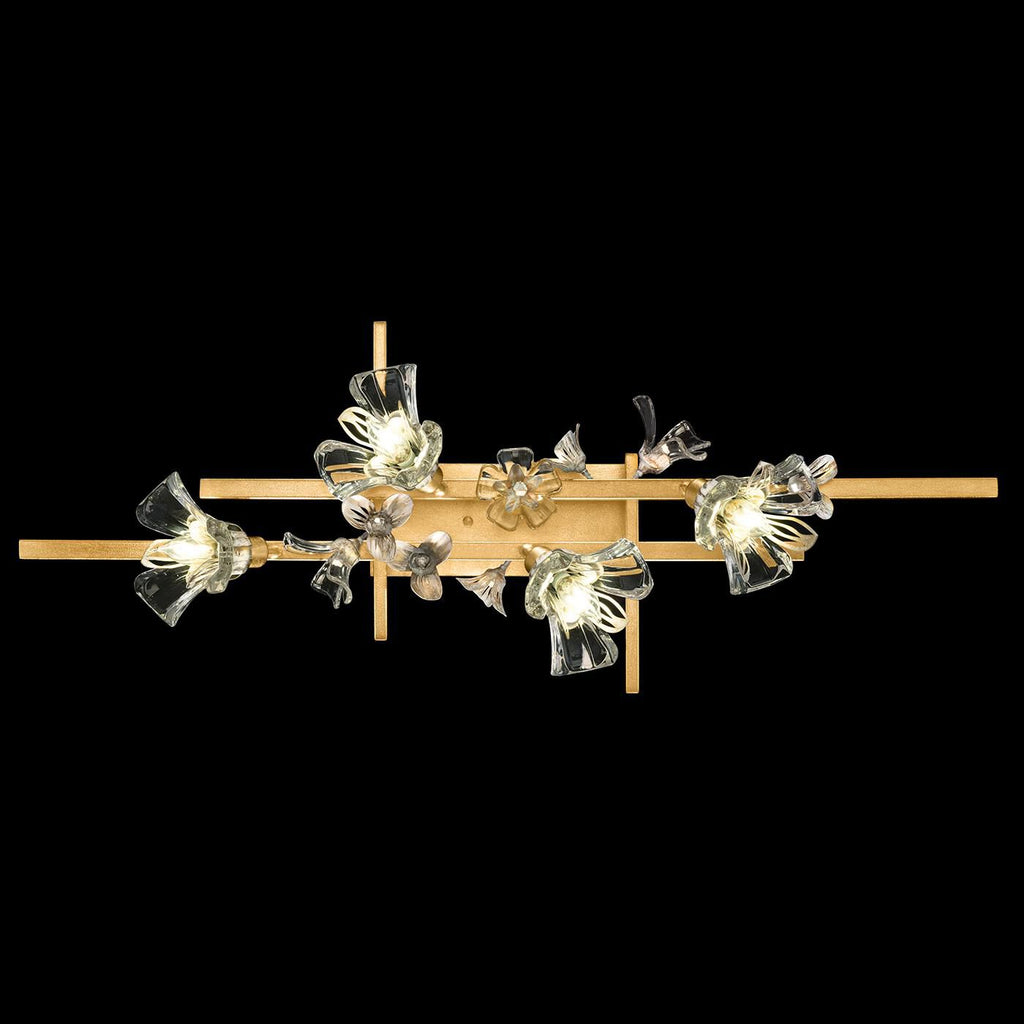 Azu 37 Inch 4 Light Led Bath Vanity Fixture, Bathroom Vanity Light, detail 3