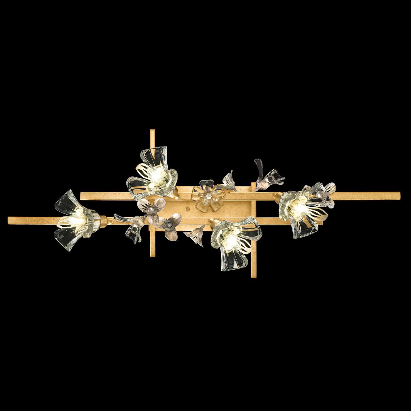 Azu 37 Inch 4 Light Led Bath Vanity Fixture, Bathroom Vanity Light, detail 3