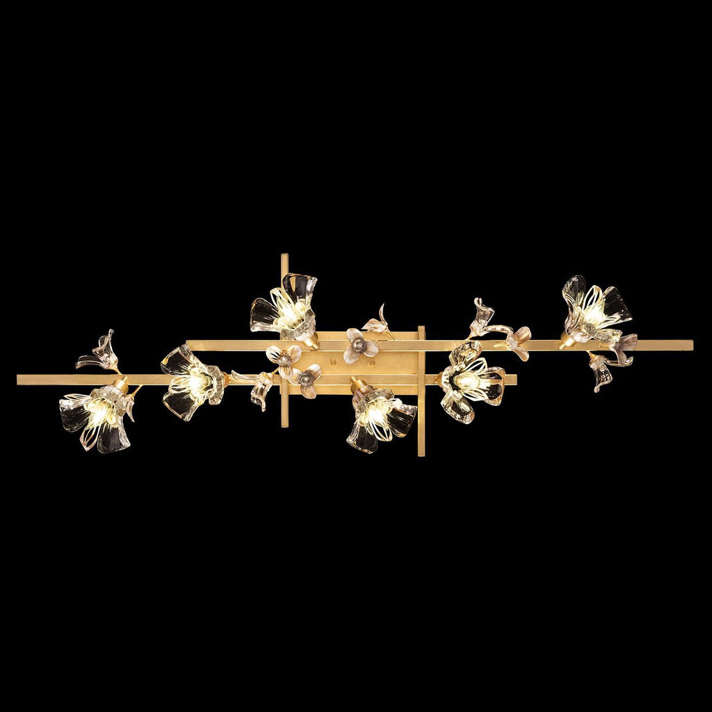 Azu 47 Inch 6 Light Led Bath Vanity Fixture, Bathroom Vanity Light, detail 2