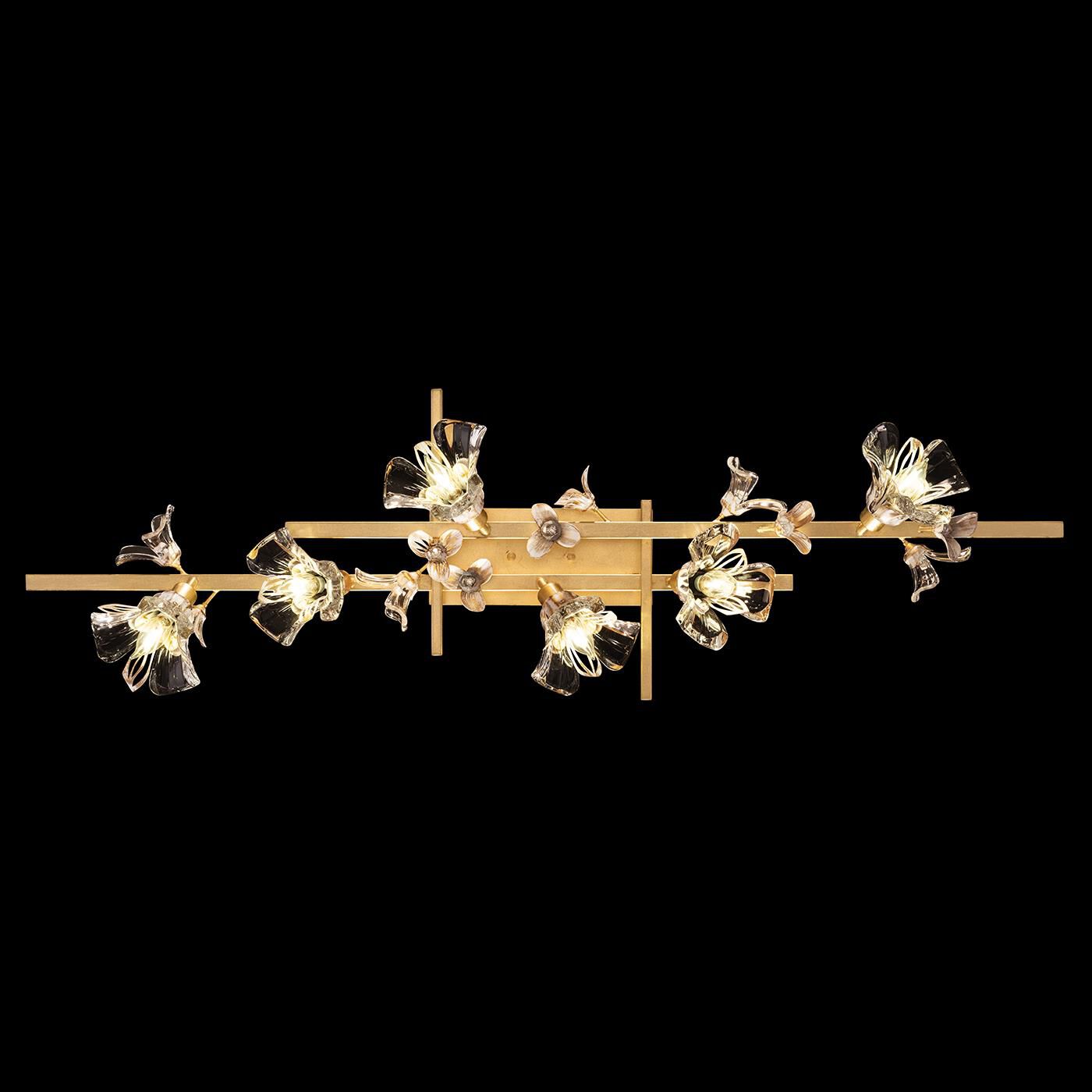 Azu 47 Inch 6 Light Led Bath Vanity Fixture, Bathroom Vanity Light, detail 2