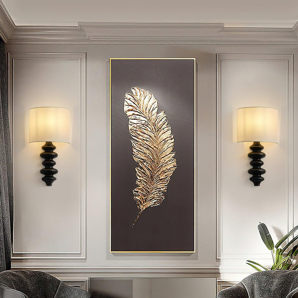 Fishbone Wall Light, Hardwired Wall Sconce, detail 4